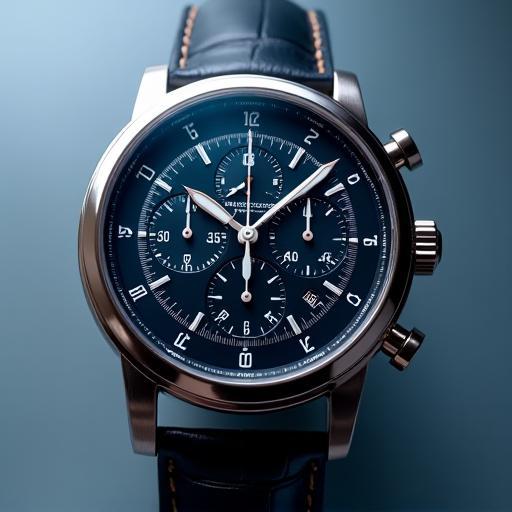 Automatic chronograph watch front view